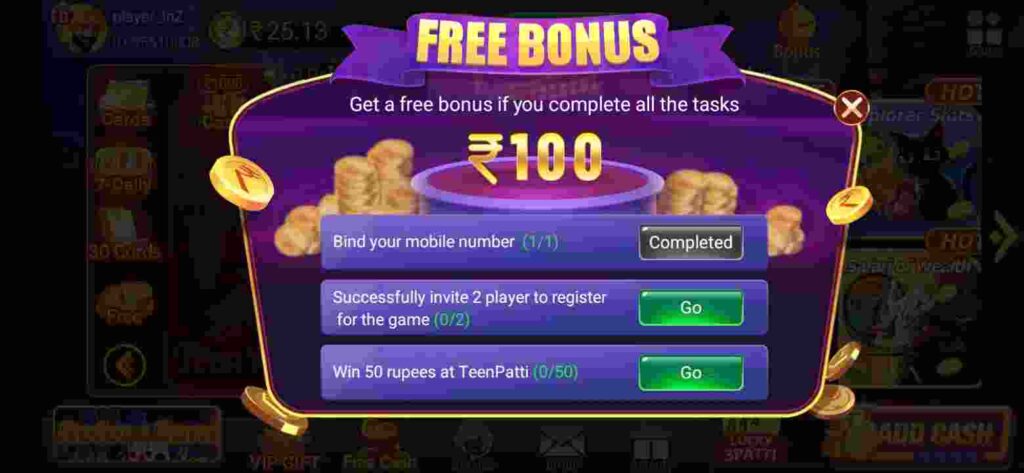 Rummy Master - New User Recharge Offer